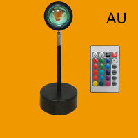 Upgrade Rainbow Sunset Projector Lamp Atmosphere Light Home Coffee Shop Background Wall Decoration R